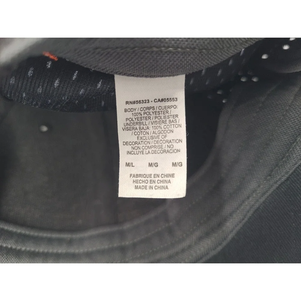 San Francisco Giants Nike Mesh Flex Fitted (Seems S-M)‎ Hat Cap MLB Black Gray